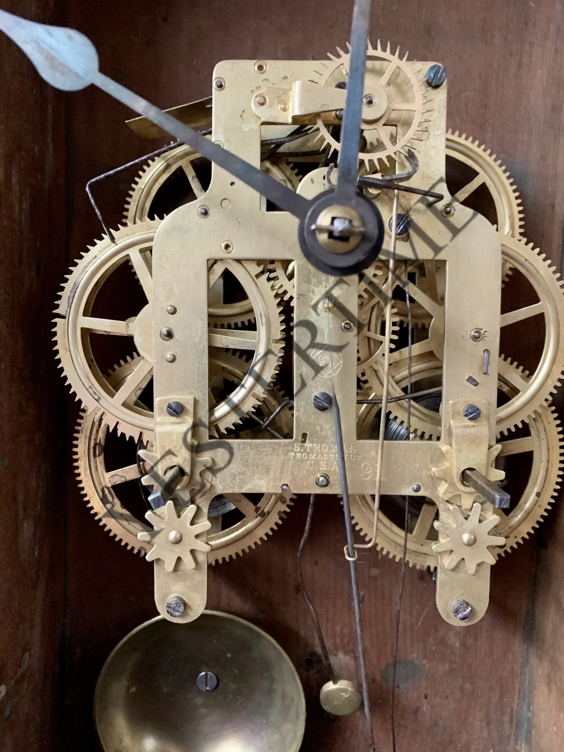 Seth Thomas Clock Company Office No. 2 Wall Clock - Image 3