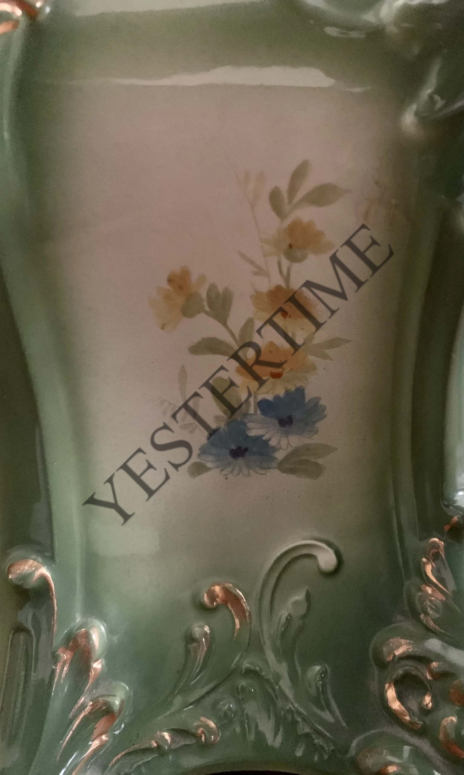 Ansonia Clock Company “Royal Bonn” Porcelain-Cased Mantel Clock, “La Mine” Model - Image 5