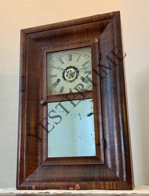New Haven Clock Company Miniature “Ogee” Clock with Alarm