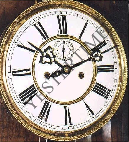 German Walnut-Cased Two-Weight Wall Regulator Clock - Image 2